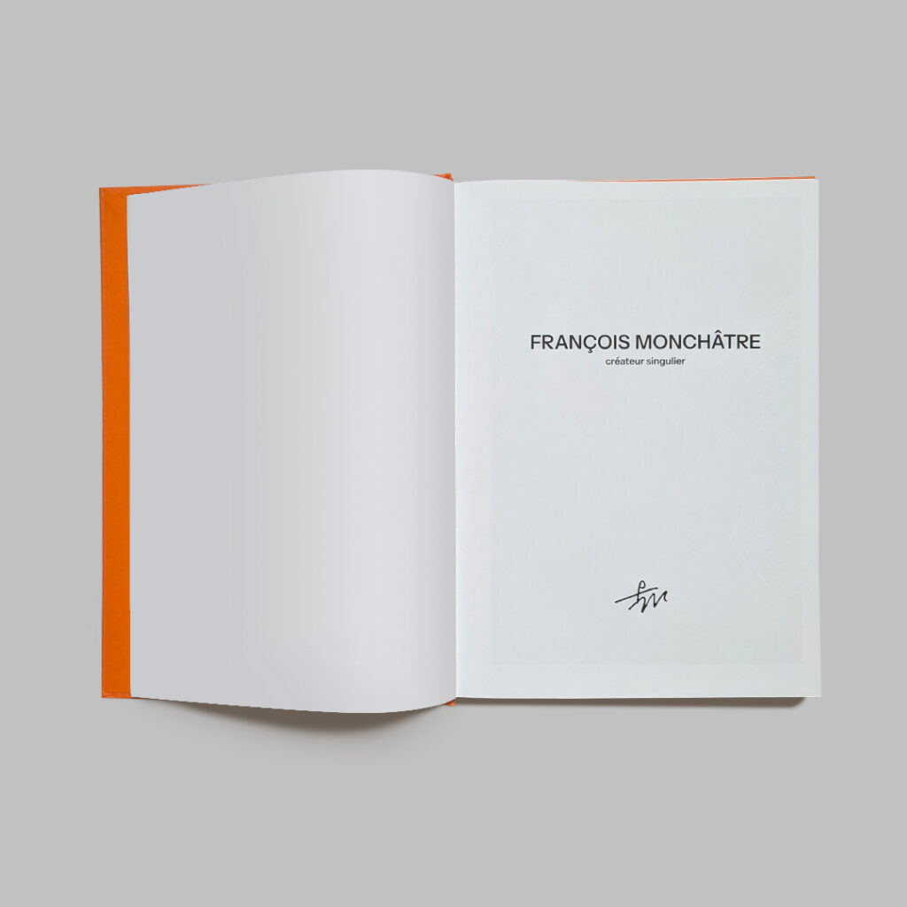 F. Monchâtre - créateur singulier - page de titre